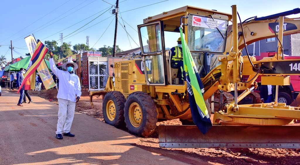 kira matugga road contractor constructs additional offices for matugga police