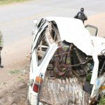 trailer taxi crash claims lives in bunyangabu district