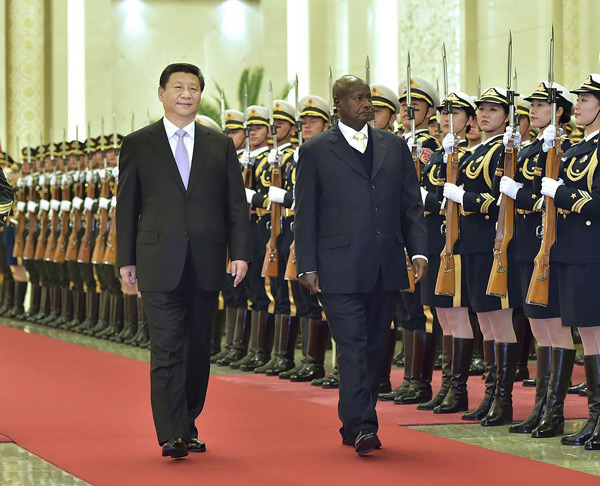 uganda china talks museveni and chinese representative discuss bilateral prosperity