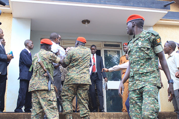 updf soldier and four civilians remanded for alleged robbery of senior officers rifle