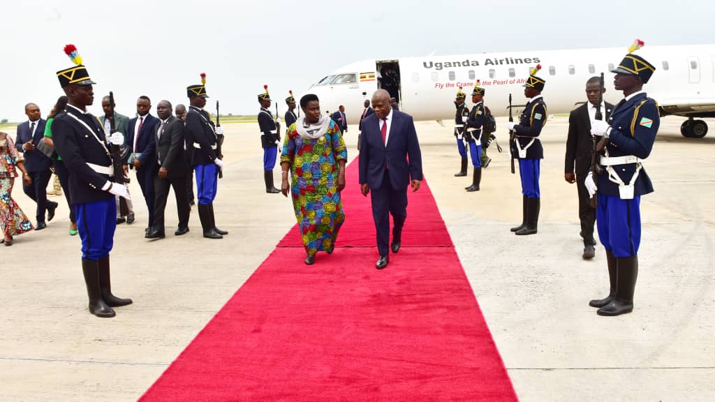 vp alupo represents uganda at tshisekedis swearing in