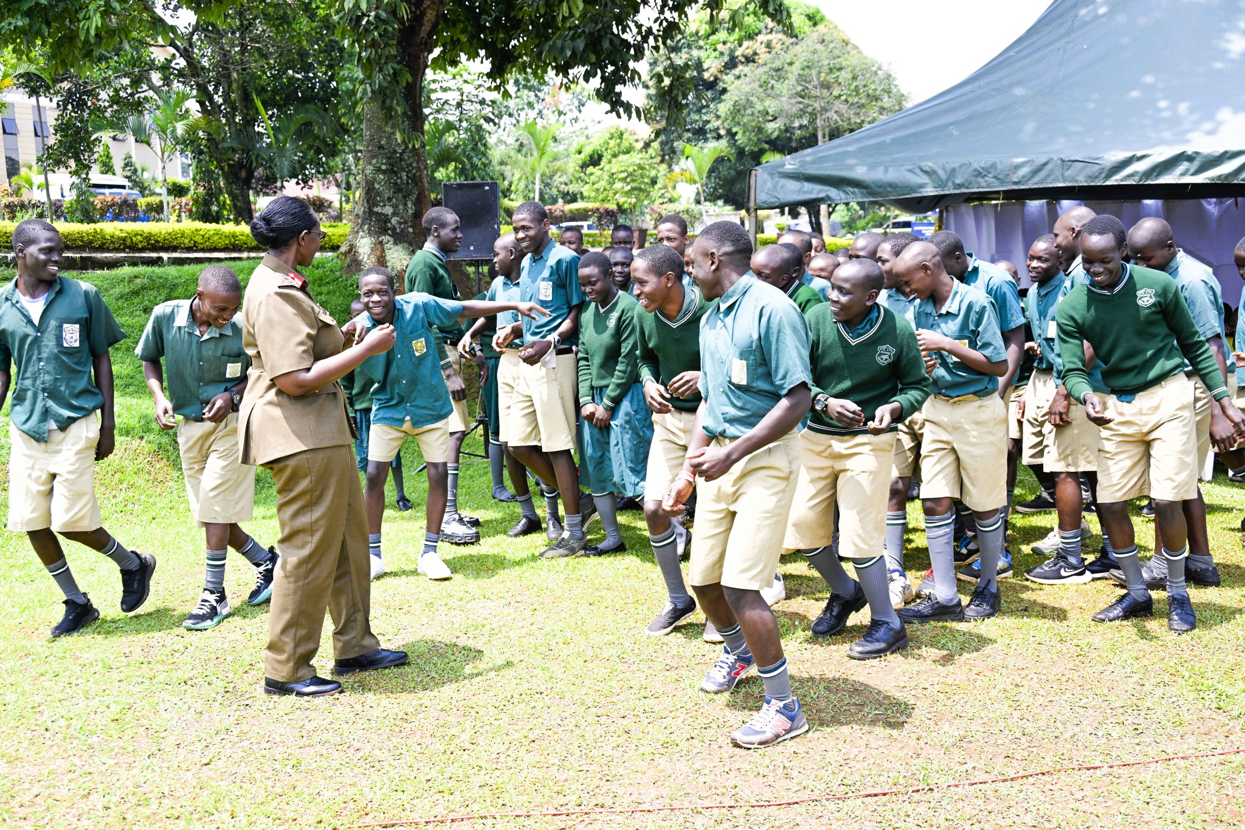 1 SFC Celebrating the good 2023 PLE results of the Pupils from SFC Army Primary Schools