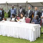 2 M7 witness signing of MOU in relation to Promotion of Environmental Protection and sustainable development in Uganda