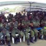 Graduates during the pass out ceremony at Olilim training school in Katakwi district