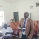 Kabale District CAO Fred Kalyesubula Adressing the Youths