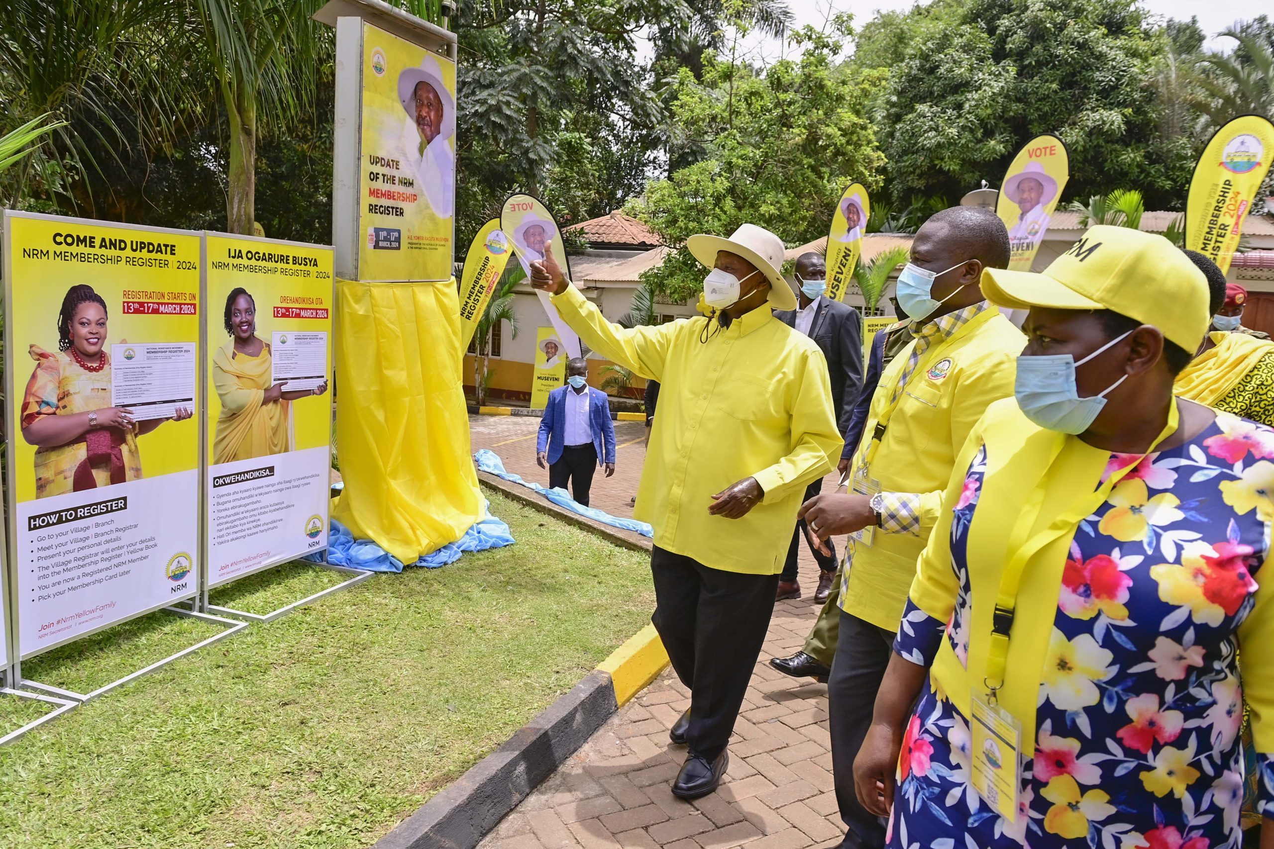 Launch the NRM register update Kyadondo 33