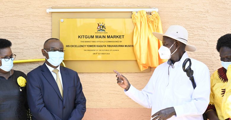 President Museveni Inaugurates Kitgum Main Market