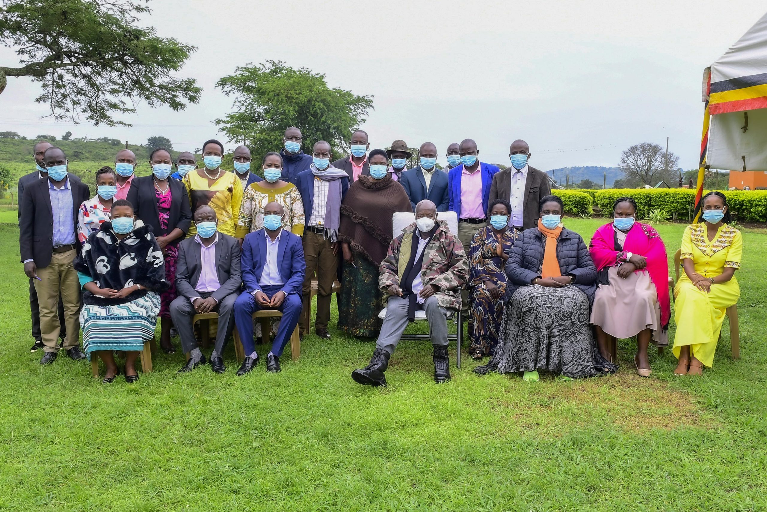 President Museveni meets Gomba District Local Leaders Kisozi Farm 08