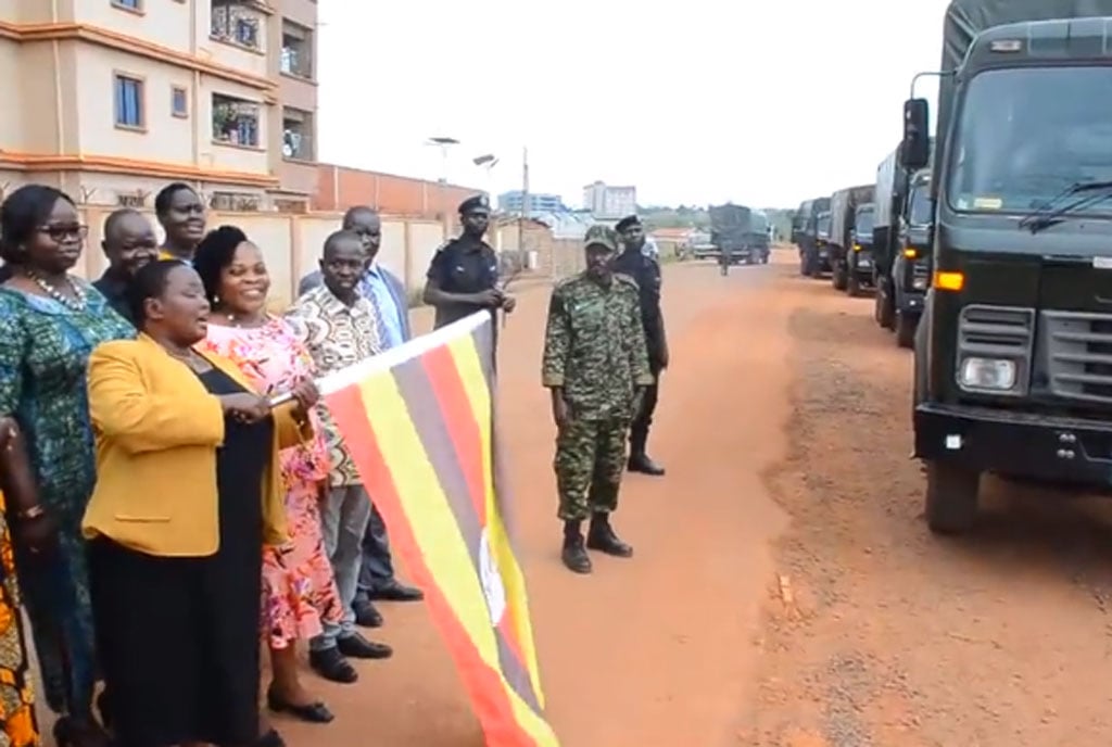distribution of iron sheets commences for reformed karamojong warriors