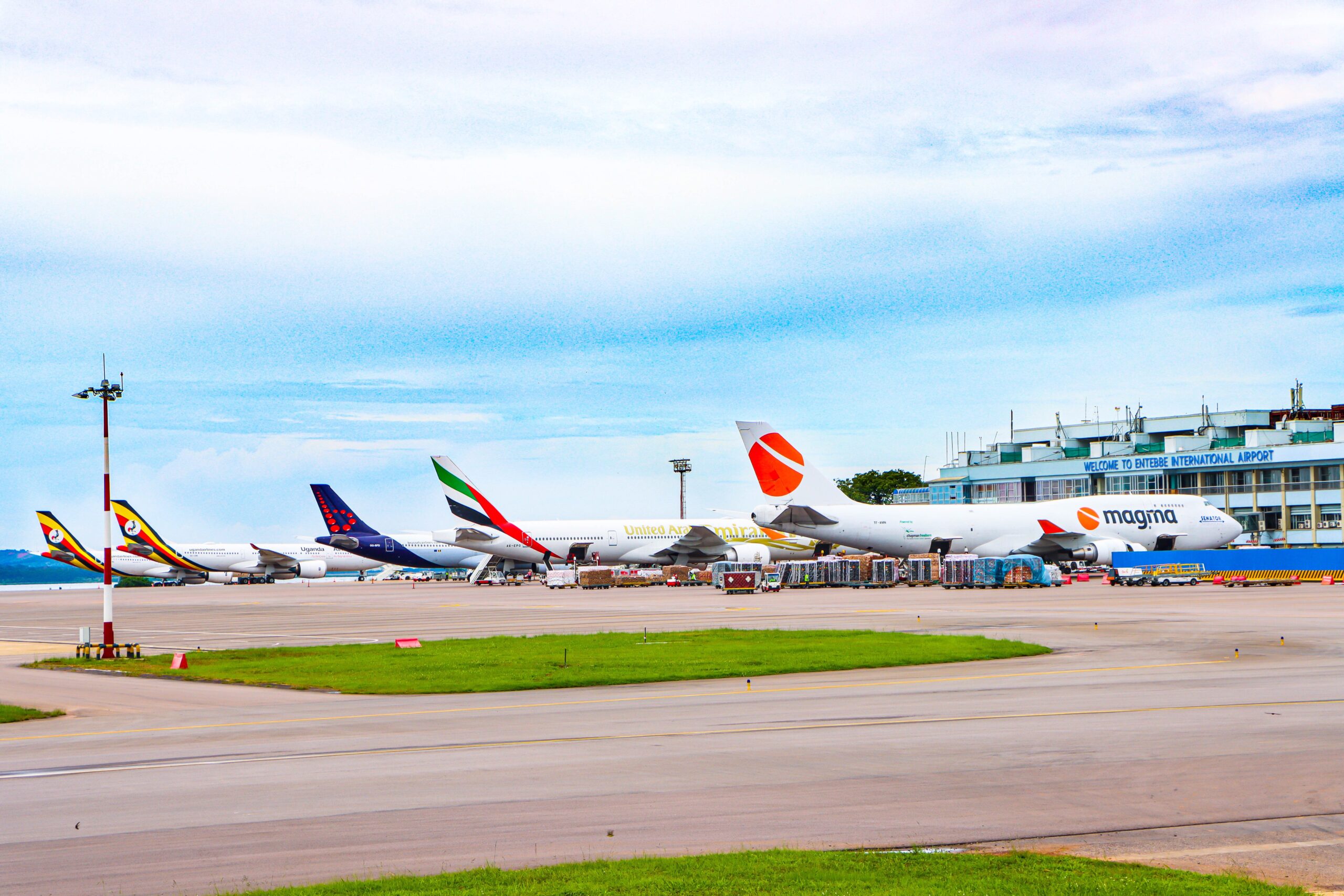 entebbe international airport flight schedule sunday feb 4th 2024