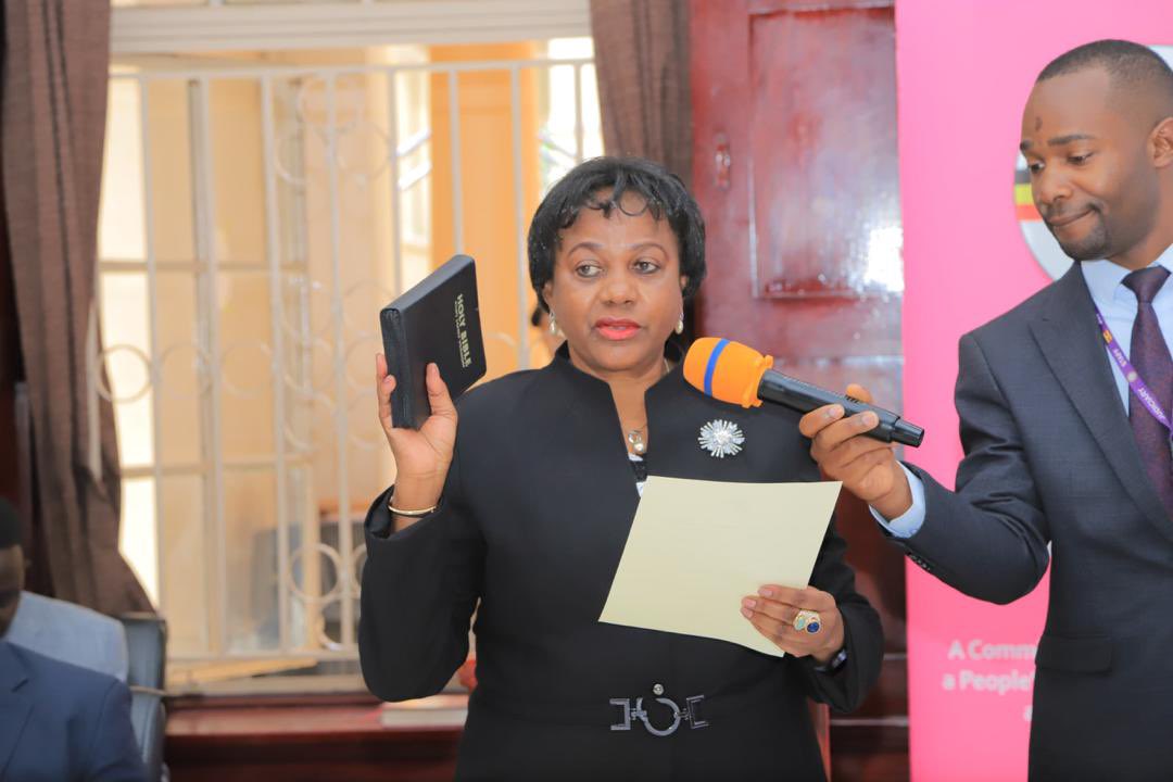 lady justice elizabeth musoke sworn in as member of judicial service commission