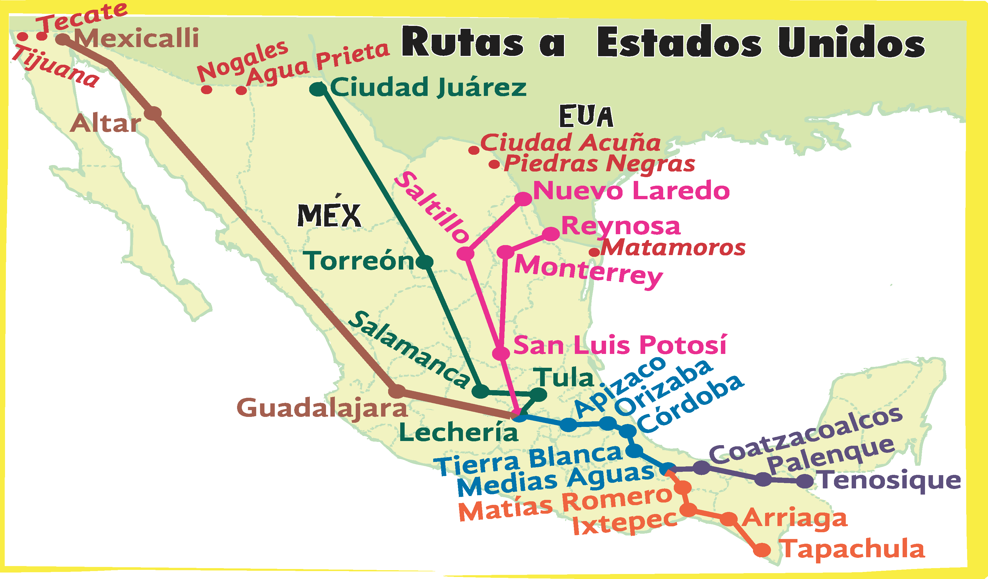 mexico establishes checkpoint near u s border gap as migrants alter crossing route