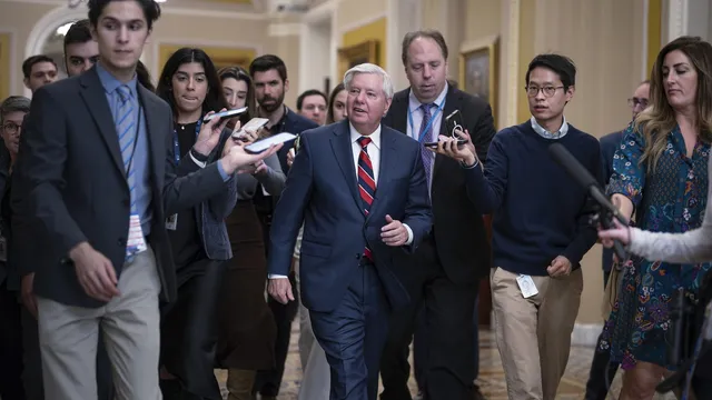 senate floor tensions rise as graham criticizes sinemas border effort
