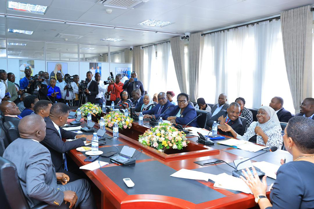 Anita Among Meeting KCCA Workers