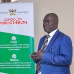 Dr. Ronald Miria Ocaatre, Assistant Commissioner of Health Promotion and Strategic Health Communication at the Ministry of Health
