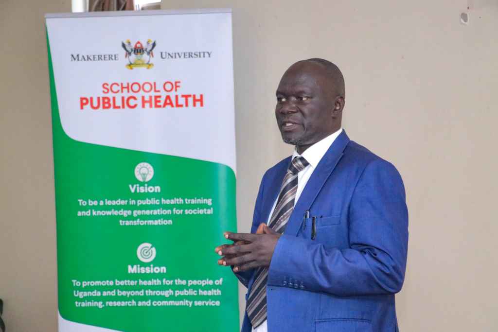 Dr. Ronald Miria Ocaatre, Assistant Commissioner of Health Promotion and Strategic Health Communication at the Ministry of Health