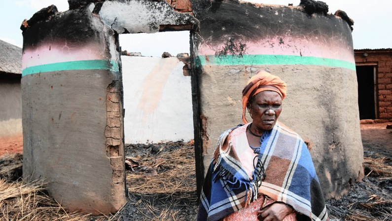 File Photo of the Aftermath of Lightning in South Africa
