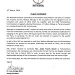 NUP Removes Mpuuga, Proposes Zaake for Parliamentary Commission