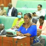 Primary health care state minister Margaret Muhanga during plenary on Tuesday