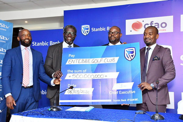 Stanbic Bank commits sh500 million to Entebbe Club for Match Play Challenge