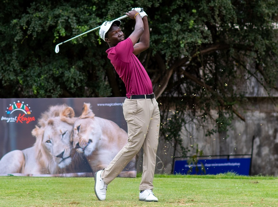 Ugandan amateur golfers who participated in this year's DP World Tour Magical Kenya Open (MKO)