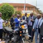 wakiso district chairpersons receive motorcycles