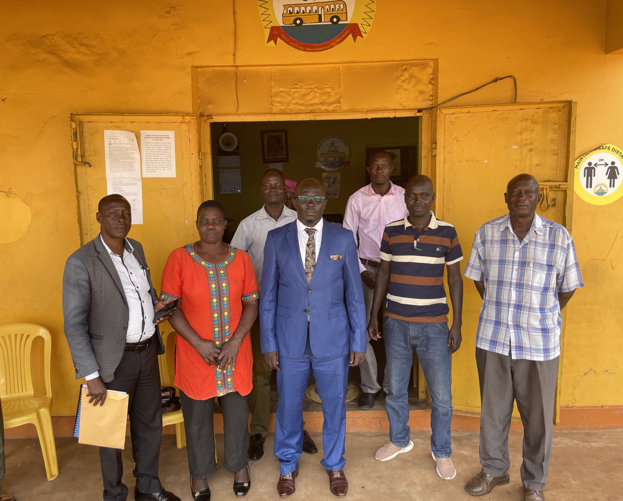 PHOTO: X/Amula Albert. The NRM district offices in Tororo.