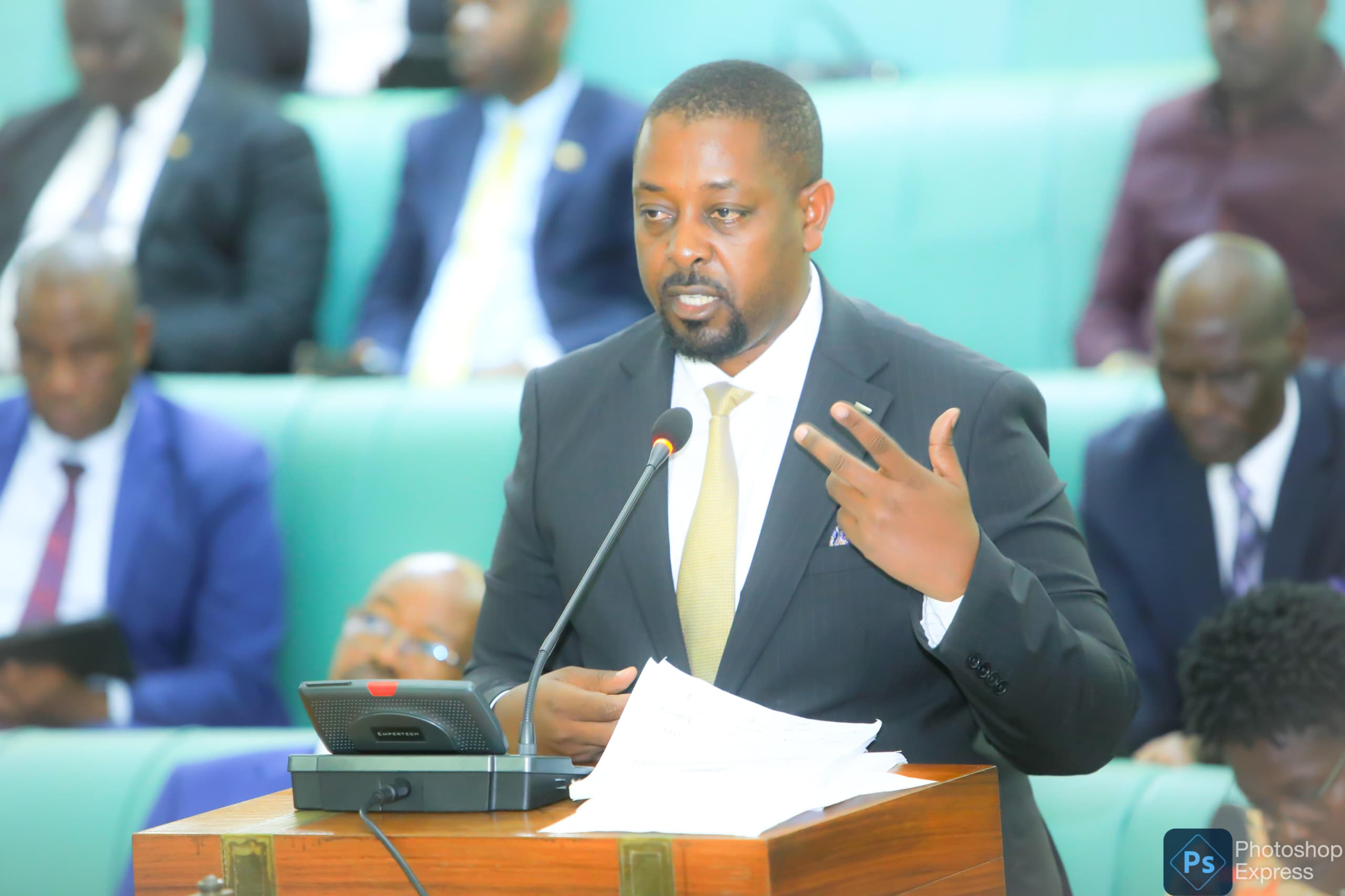 Hon. Dan Atwijukire, the Chairperson of the Committee on Physical Infrastructure