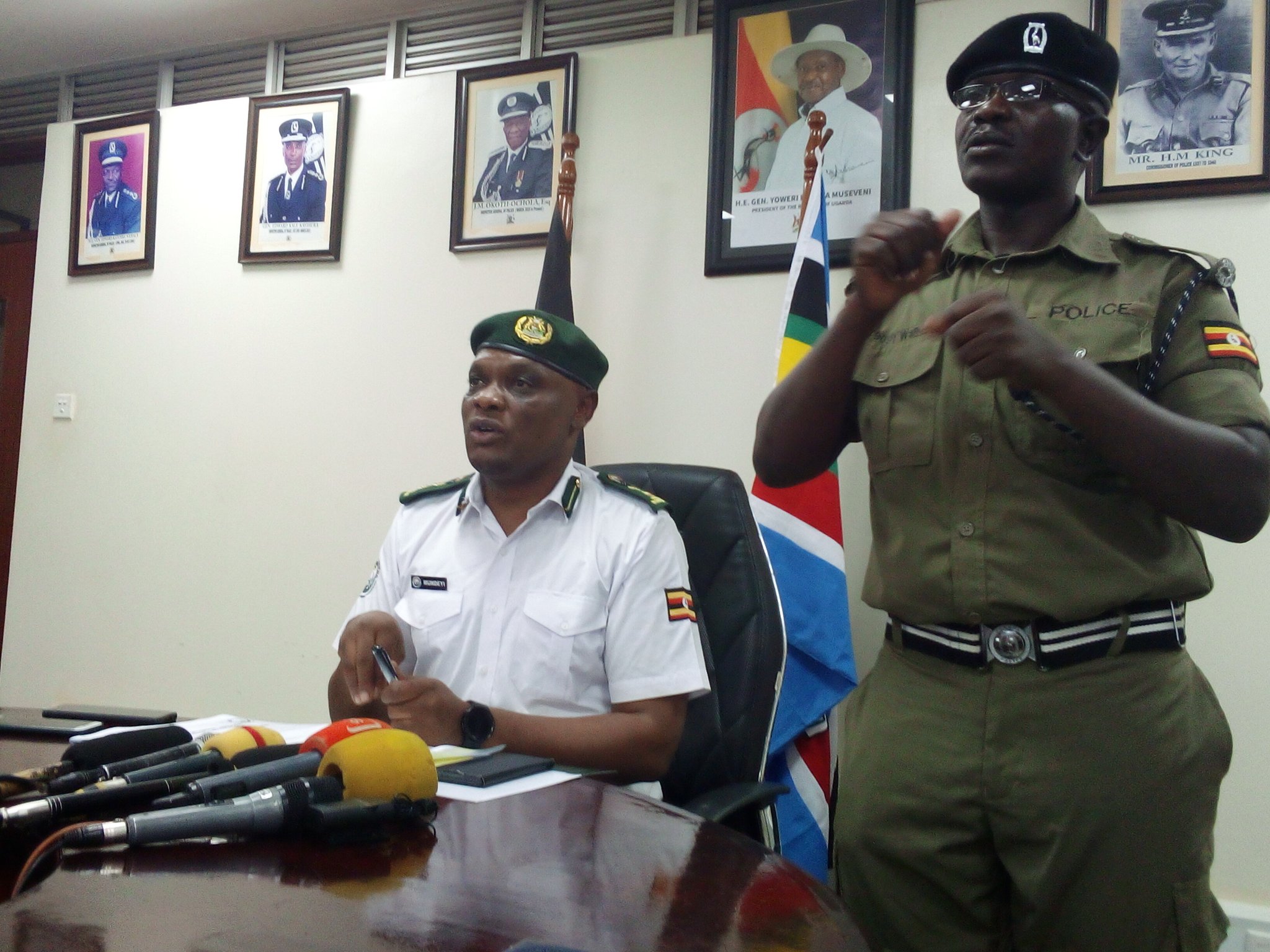 Simon Mundeyi, spokesperson for the Ministry of Internal Affairs