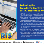 EFRIS has not been Suspended