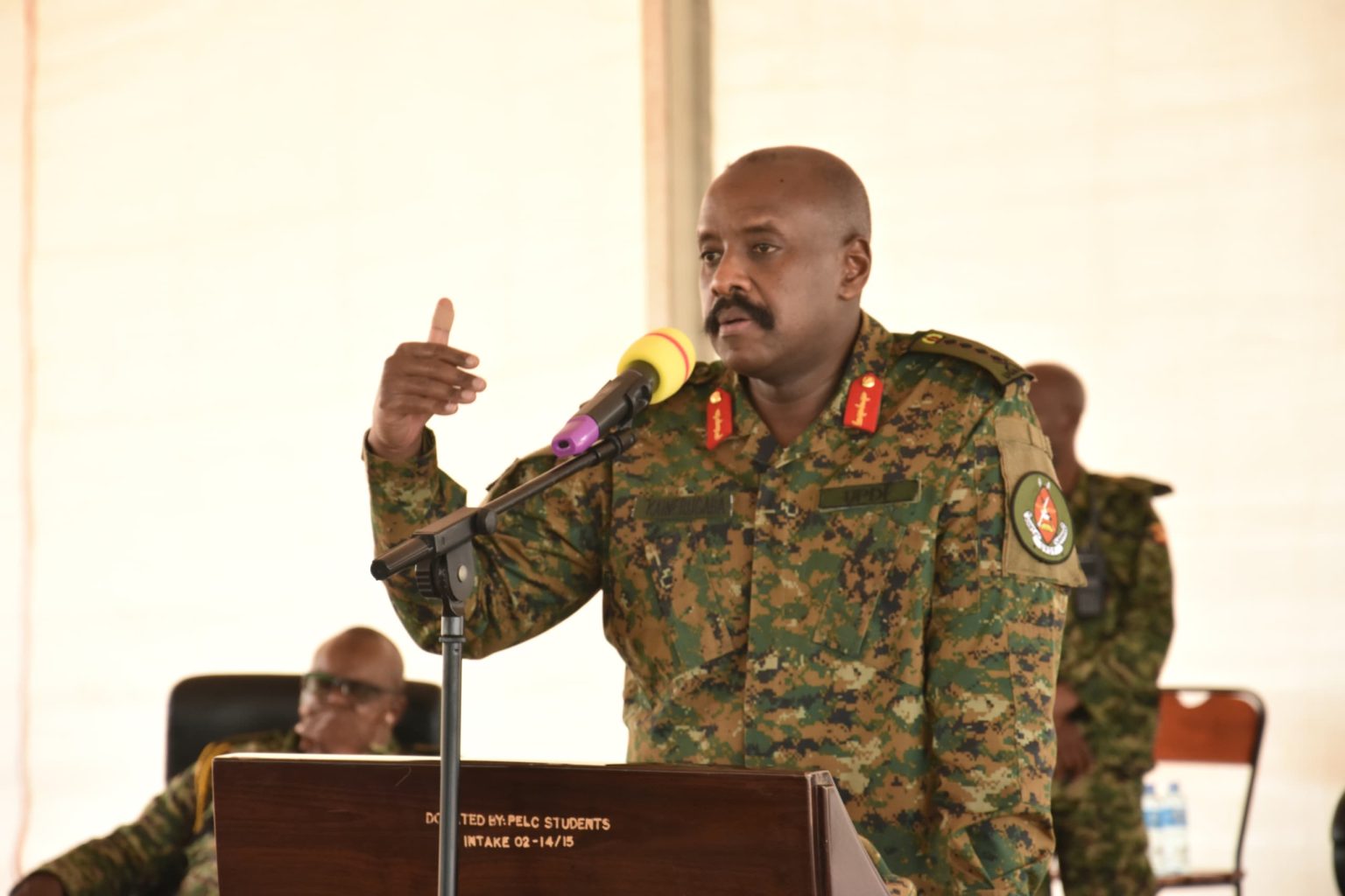 Kainerugaba Advocates for Servant Leadership in Military Training