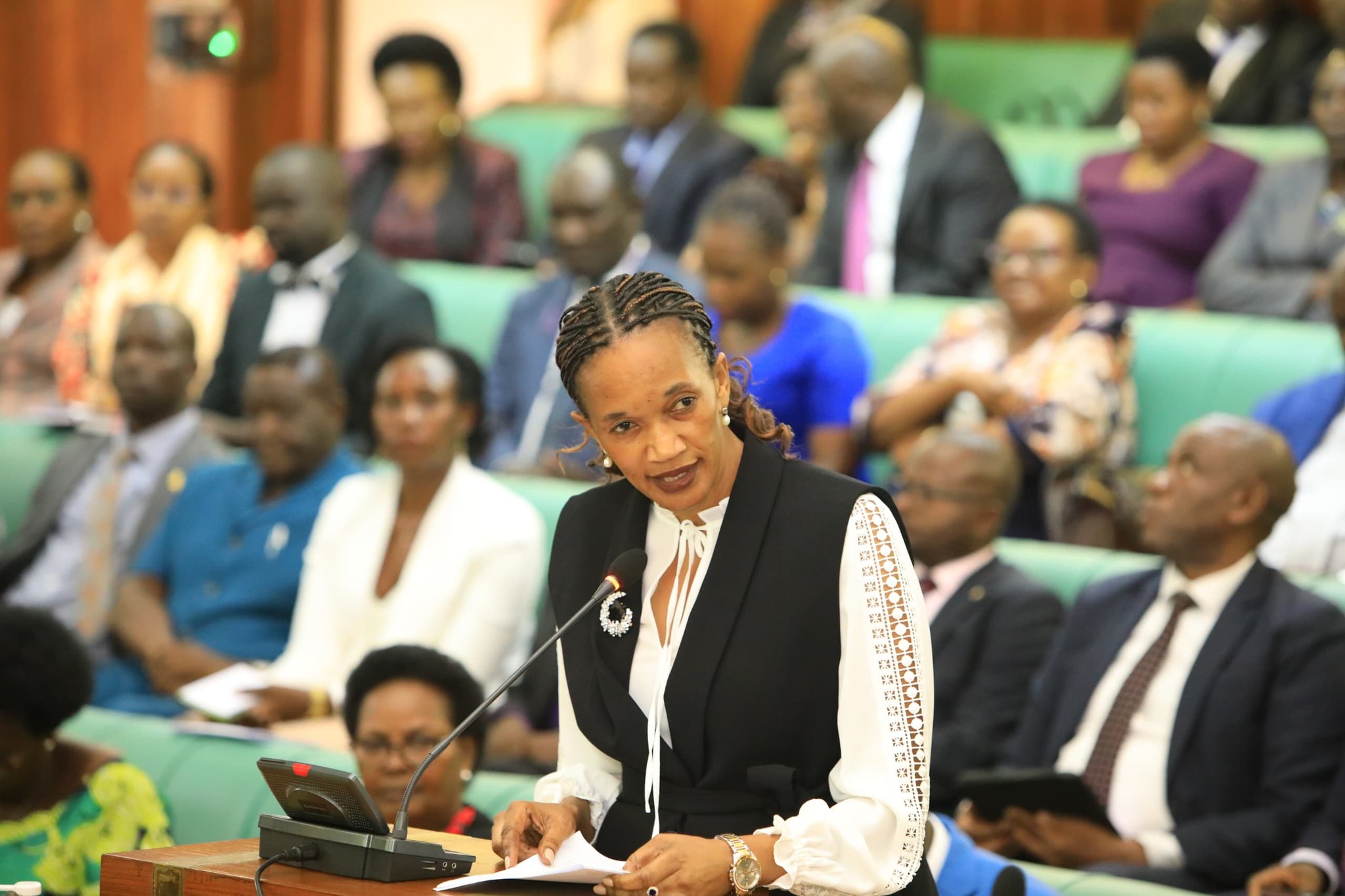 Minister Anyakun Highlights Worker Rights Challenges in Uganda
