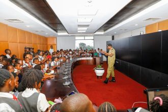 Bugolobi Pupils Discover the World of Ugandan Police