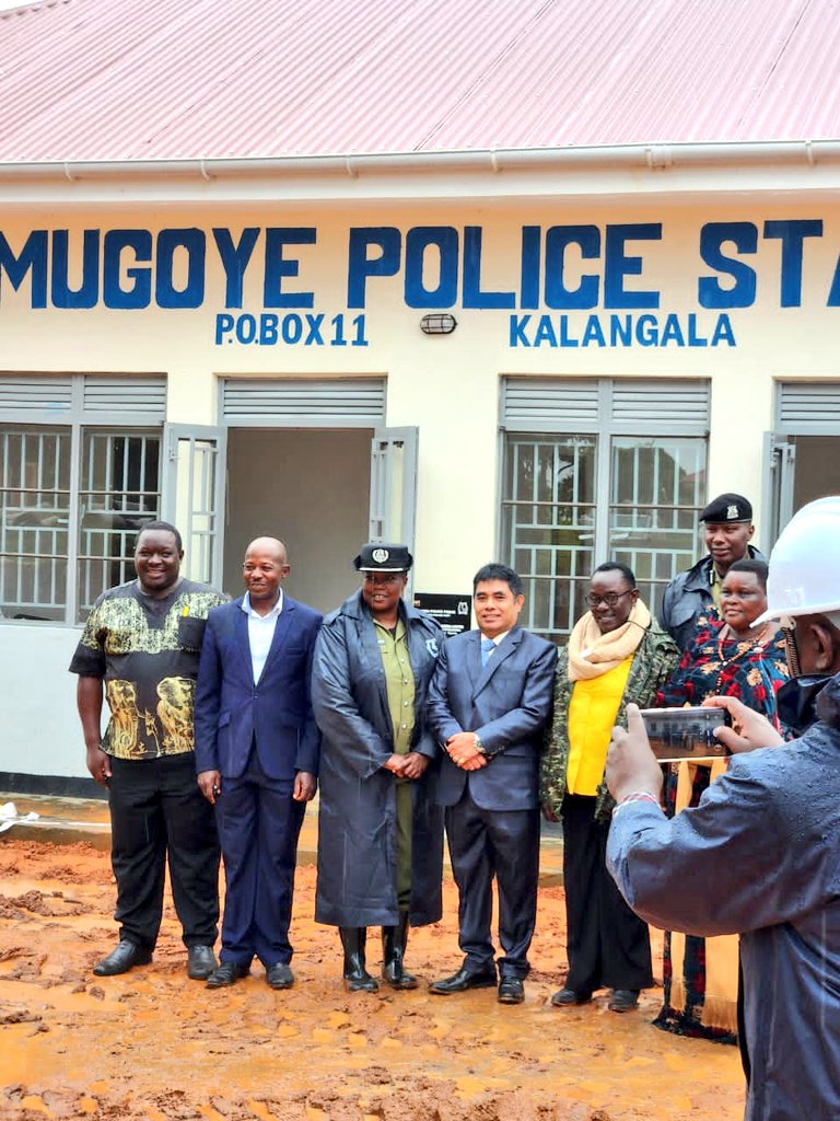 Oil Palm Company Donates New Police Stations in Masaka
