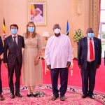 Four Ambassadors Present Credentials to Museveni