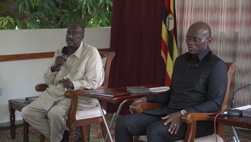 General Saleh Meets Gabon’s Nguema in Gulu