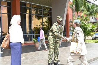 Kainerugaba Hosts Outgoing UK High Commissioner