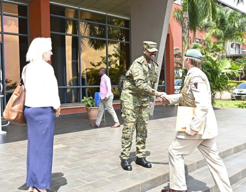Kainerugaba Hosts Outgoing UK High Commissioner