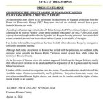 Kisumu Governor Blasts Uganda Over Inhumane Treatment of FDC Activists