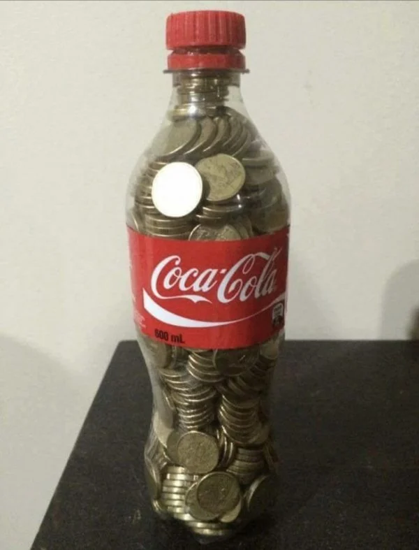 Man Saves Over Shs 27 Million Using Coca Cola Bottle