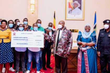 Museveni Delivers Shs1.2 Billion to Ghetto SACCOs