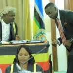 Opposition Leader Slams Government for Empty Promises on Corruption and Economic Challenges - Ssenyonyi confers with Deputy Speaker Tayebwa during the sitting of the House.