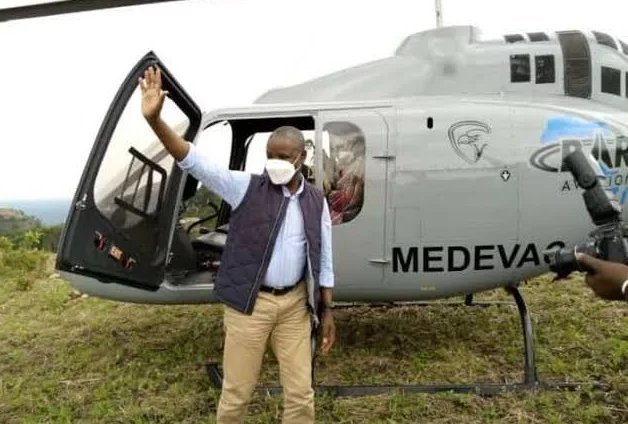 Tayebwa Escapes Helicopter Fire Without Injury