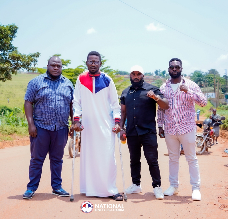Injured Bobi Wine Makes Surprising Visit to Remanded Party Members