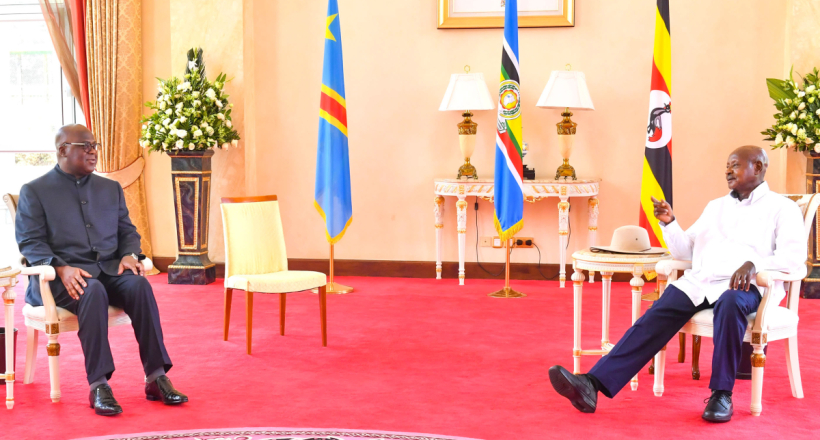 DRC President Felix Tshisekedi visited Uganda on October 30, 2024, at the invitation of President Yoweri Museveni to discuss regional cooperation and security.