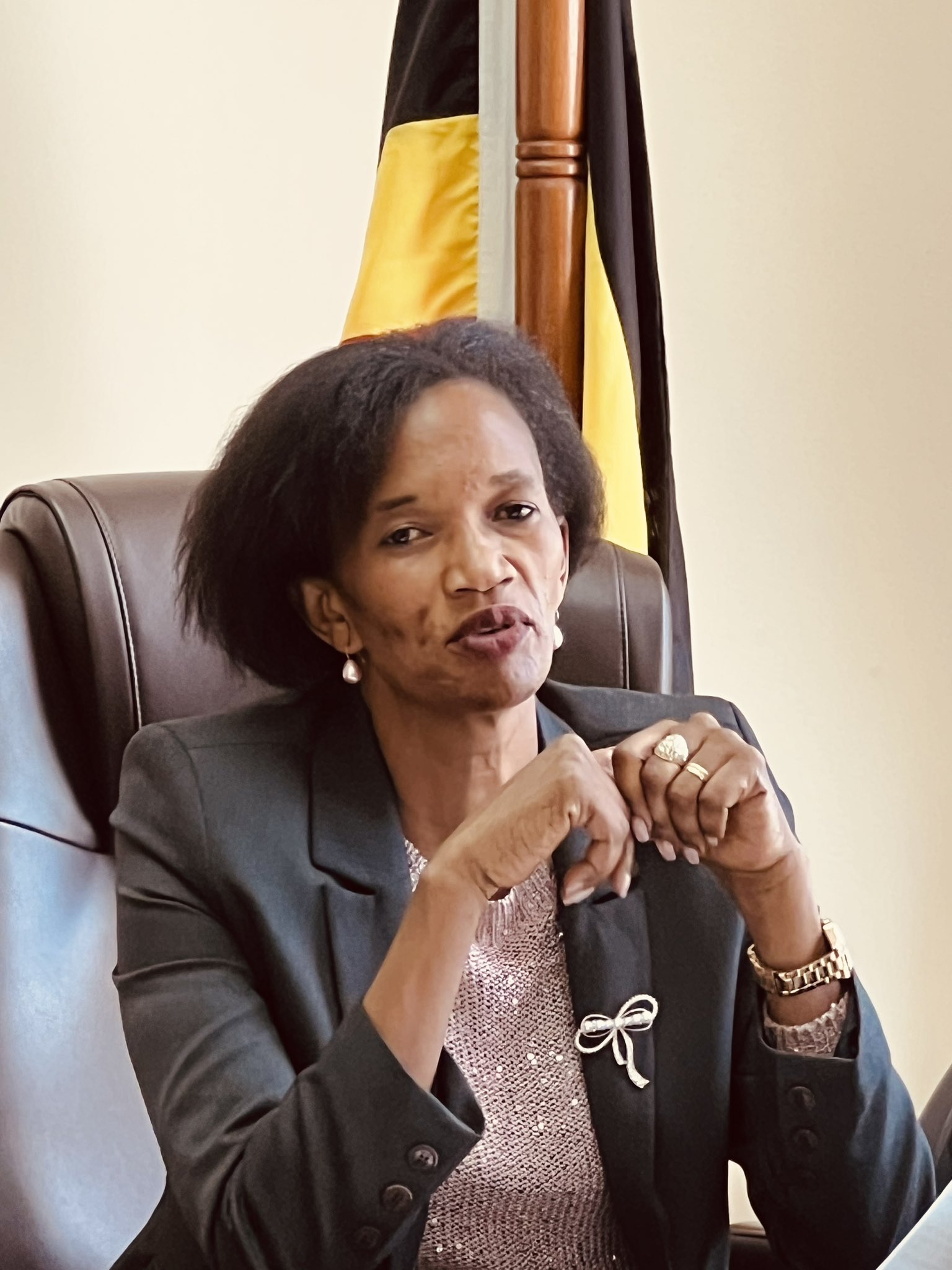 Industrial Relations State Minister Esther Davinia Anyakun - Middle East Drug Cartels Target Ugandan Workers