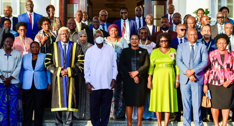 President Museveni urged EALA members to focus on achieving East African market integration and strategic security during a special sitting at State House, Entebbe.