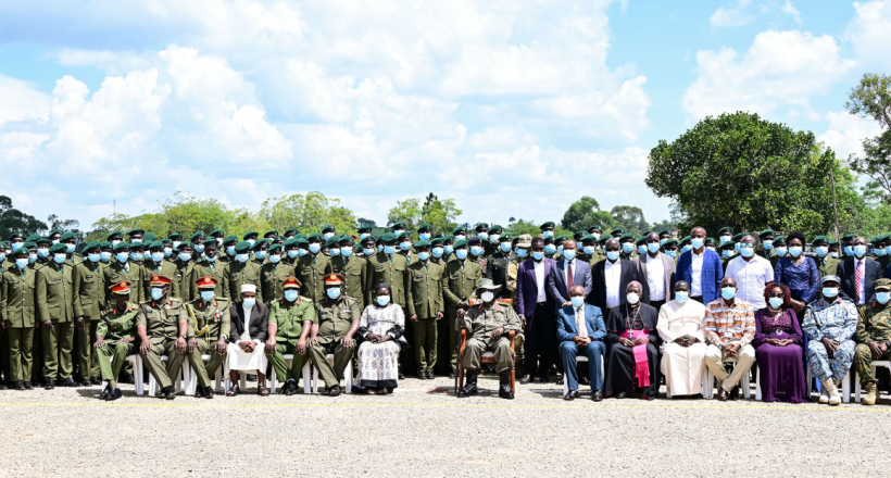 Museveni Commissions 203 Officer Cadets at Kabamba Military Academy