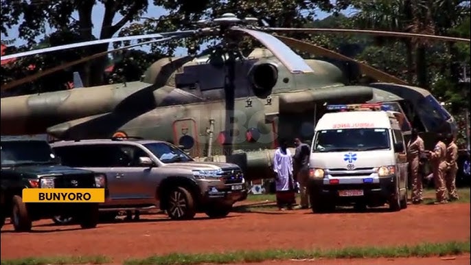 President Sends Helicopter for Ailing Bunyoro King