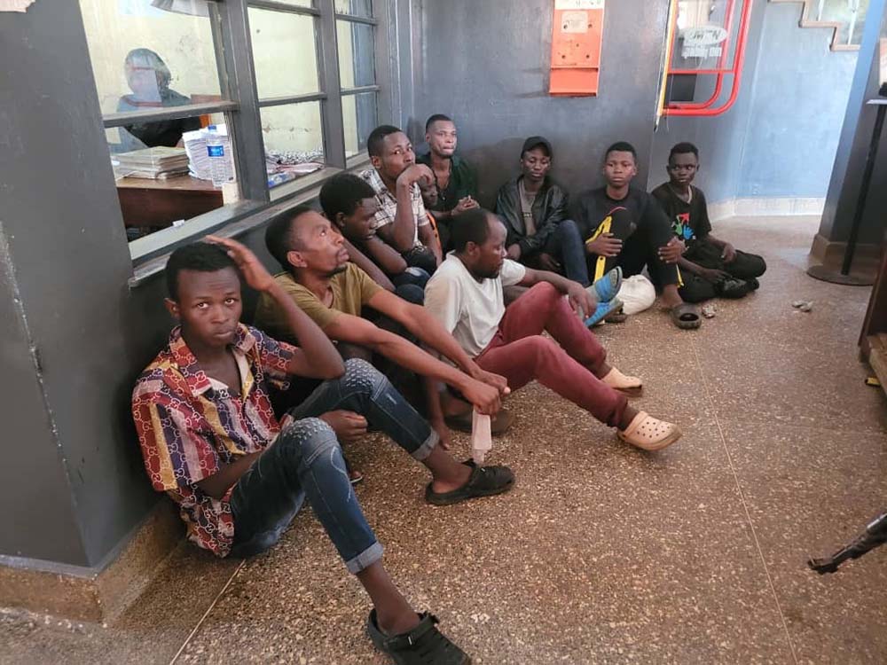 A police operation in downtown Kampala has led to the arrest of over 30 suspects, with the authorities targeting criminal gangs operating in the Container Village area.